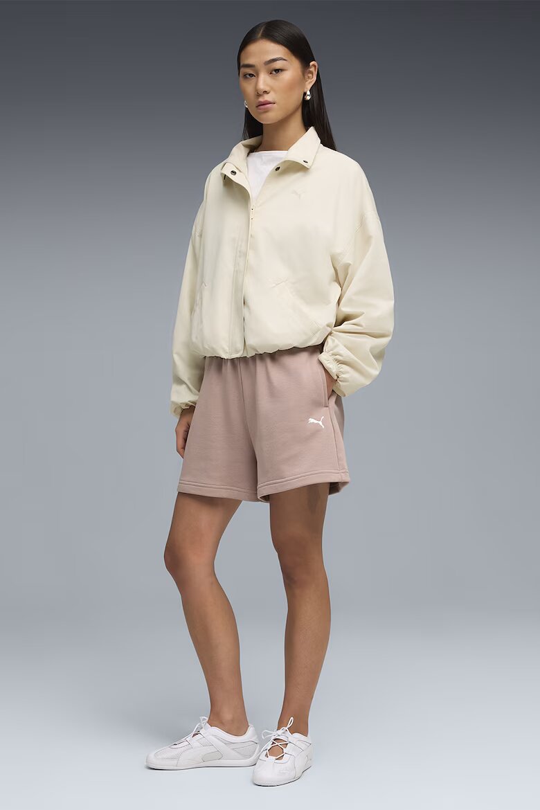 Puma Къс панталон WARDROBE ESS с еластична талия Прашно розово