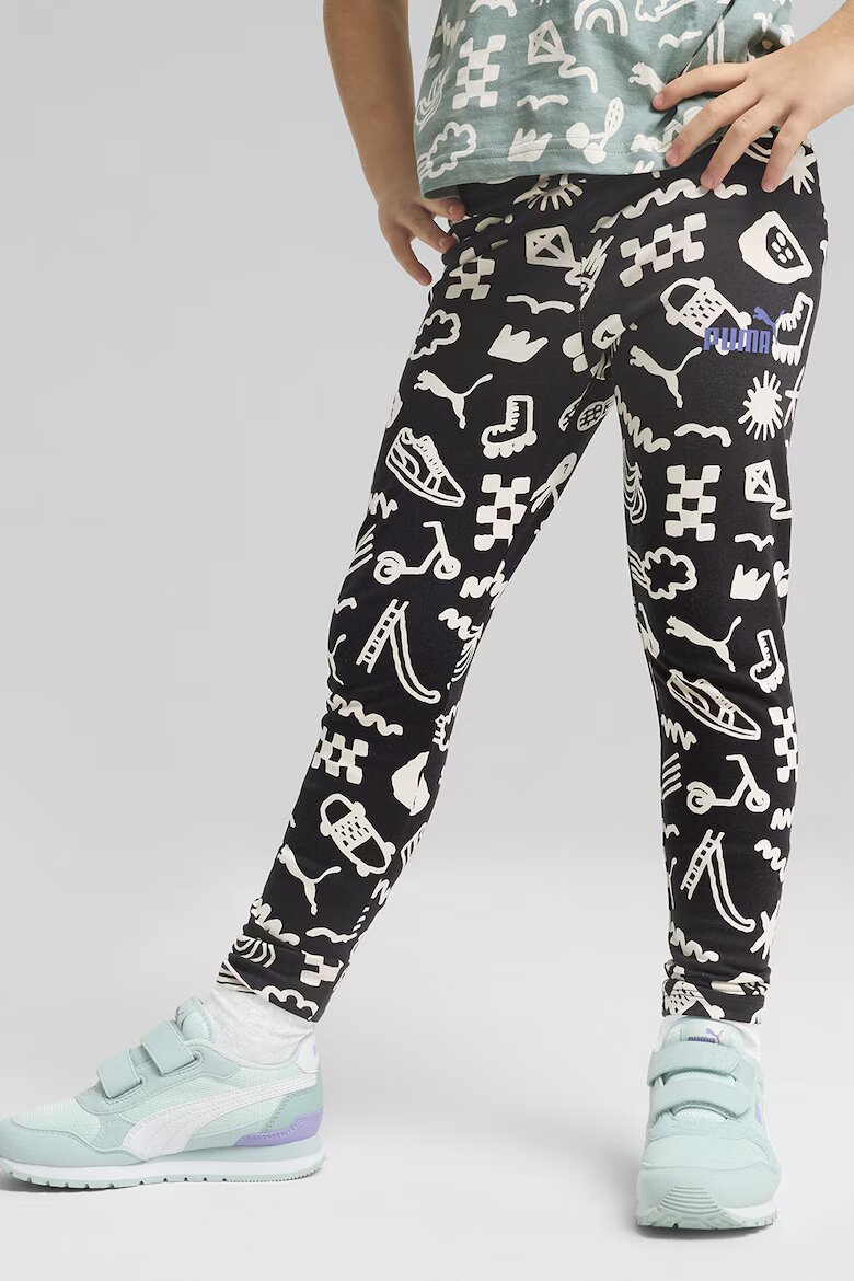 Puma Клин с графика Бял/Черен