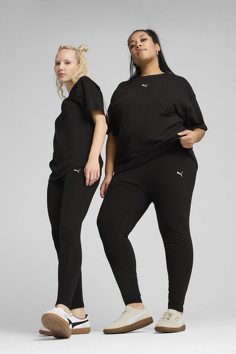 Puma Клин с памук и лого Черен