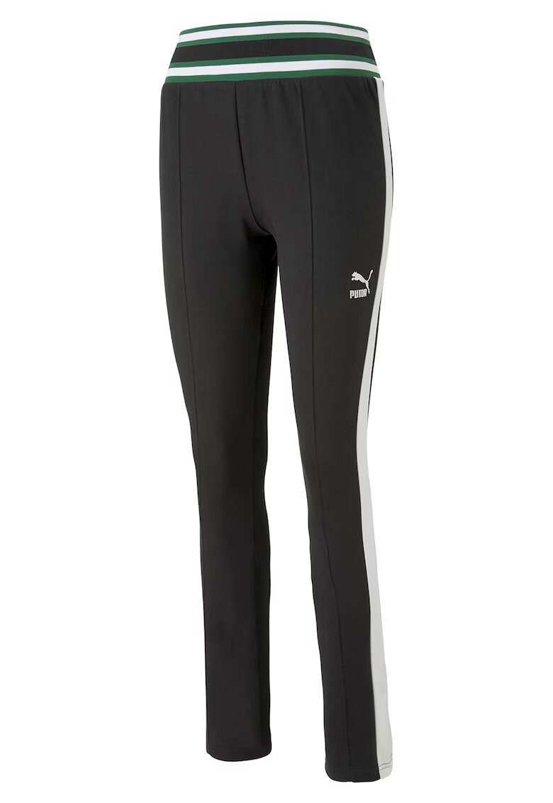 Puma Клин T7 с контрастни кантове встрани - Бял/Зелен/Черен