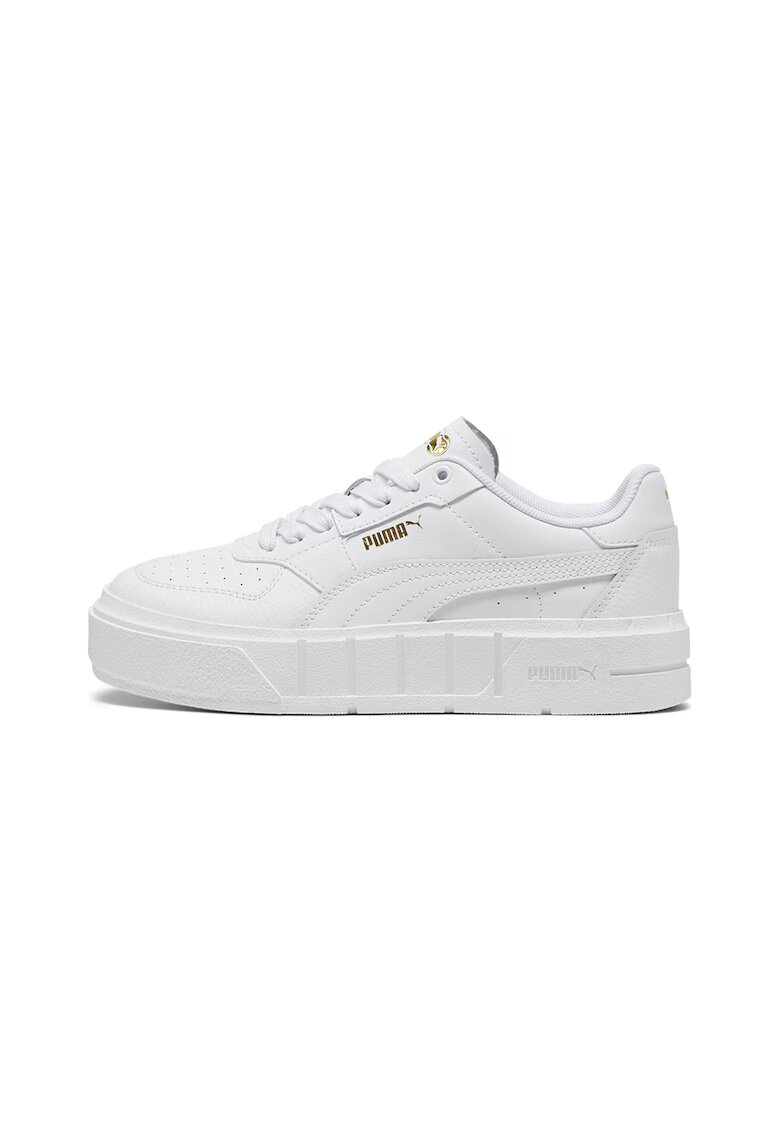 Puma Кожени спортни обувки Cali Court с перфорации