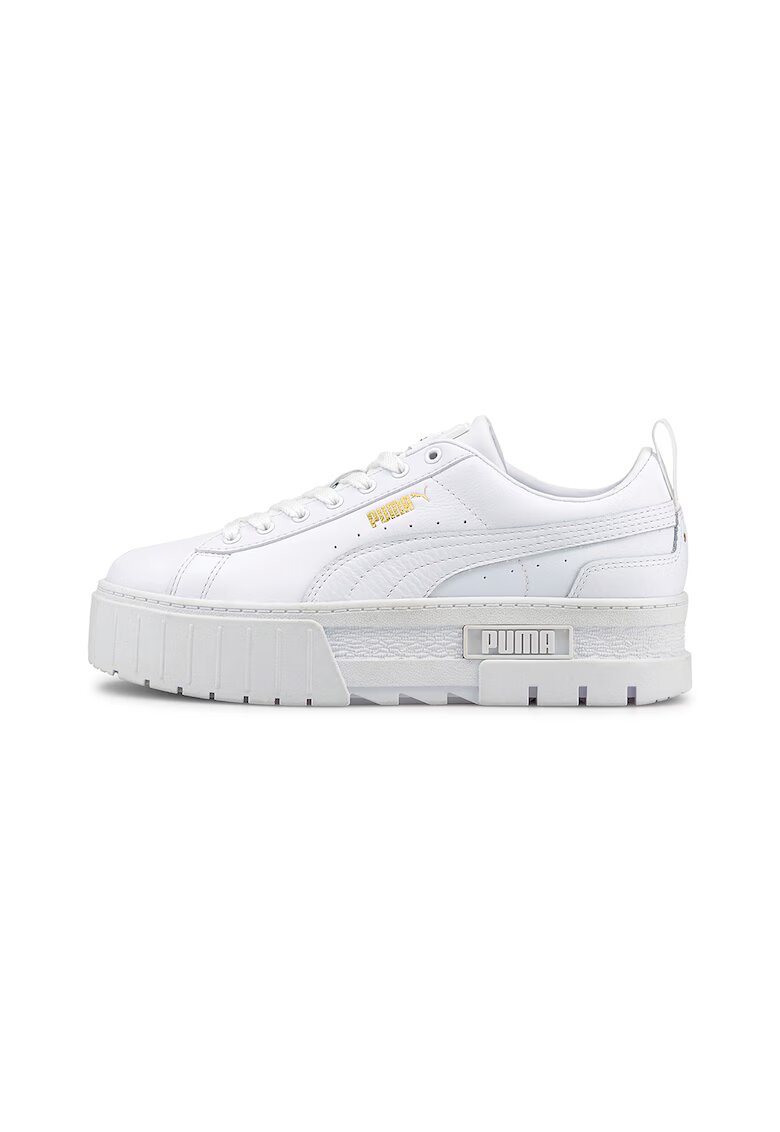 Puma Кожени спортни обувки Mayze Classic с равна платформа