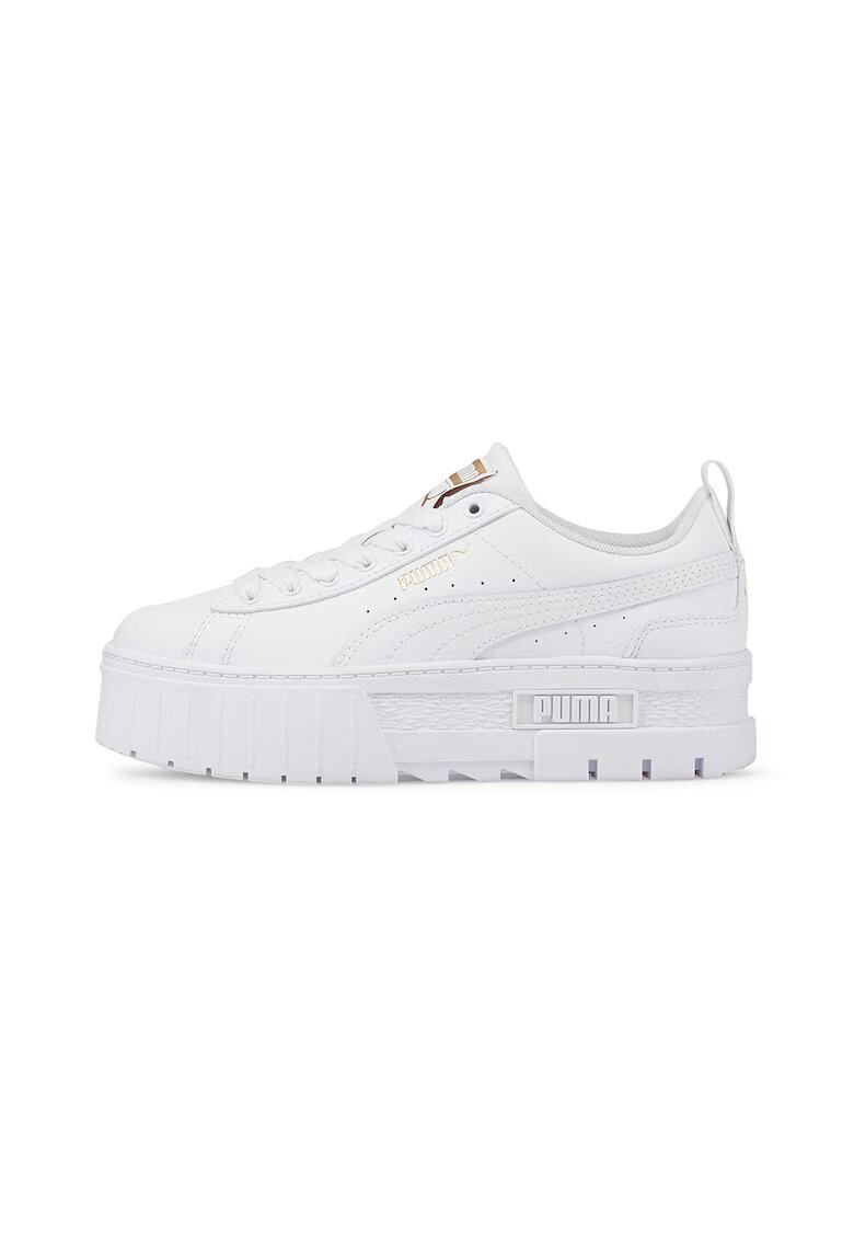 Puma Кожени спортни обувки Mayze със синтетика