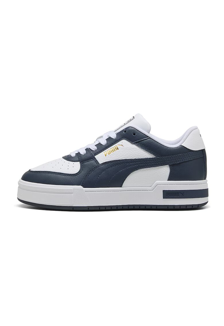 Puma Кожени спортни обувки Pro Classic II - Бял/Петролно синьо