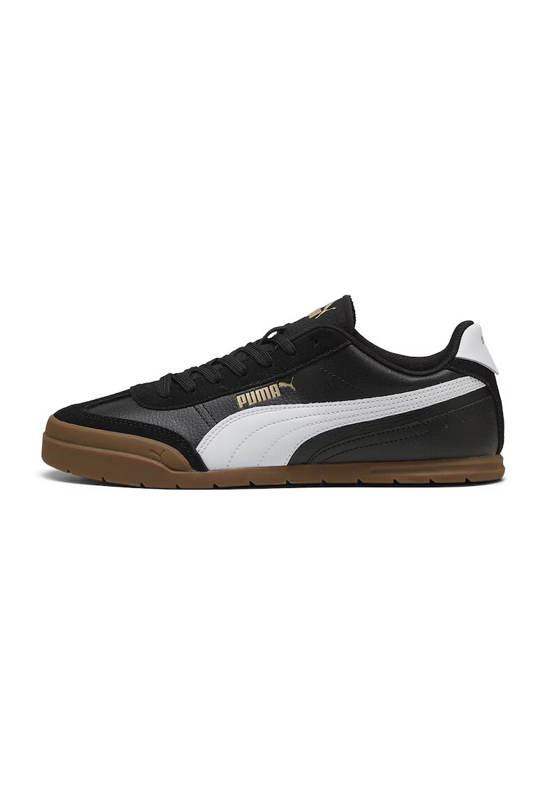 Puma Кожени спортни обувки Super Turino - Бял/Златист/Черен
