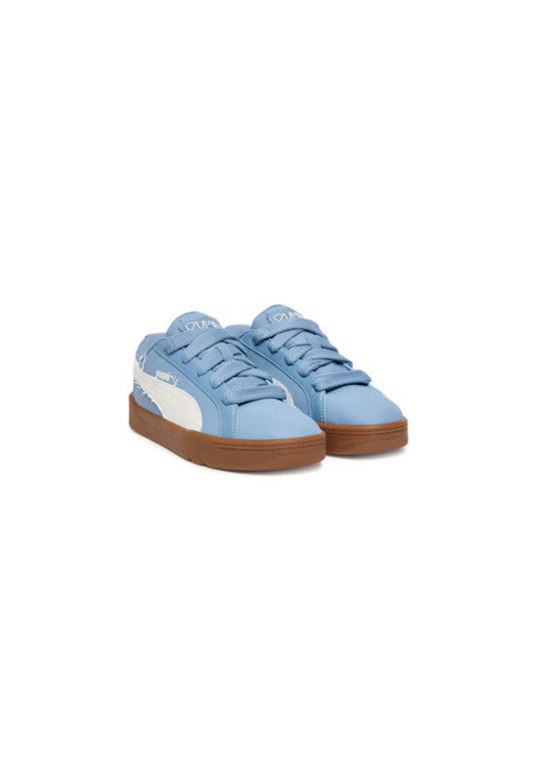 Puma Маратонки за момчета - син - еко кожа