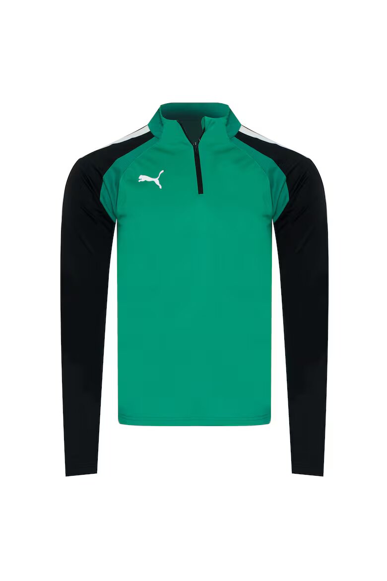 Puma Мъжка спортна блуза TEAMLIGA 1/4 ZIP TOP зелен