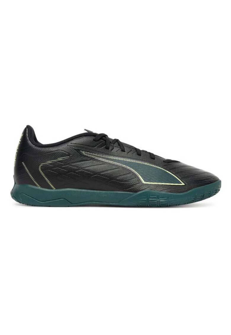 Puma Мъжки футболни обувки - екокожа - черно/зелено