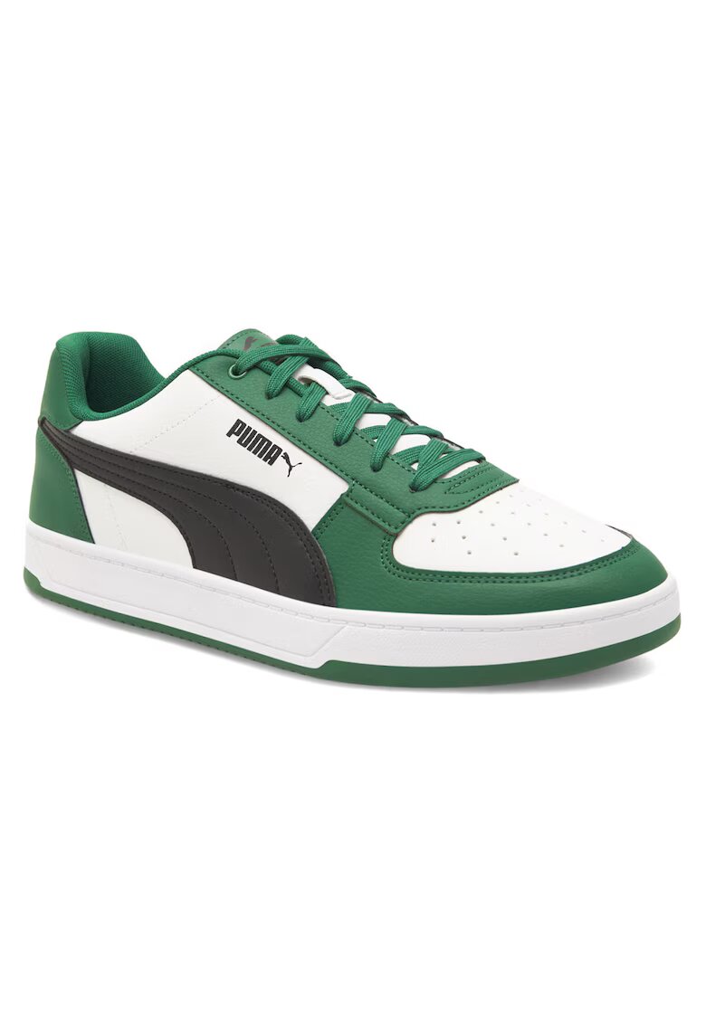 Puma Мъжки кецове - класически стил - детайли от екологична кожа - зелен/бял - синтетика