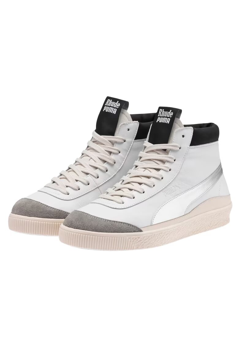 Puma Мъжки маратонки Basket '68 OG Mid Rhude - естествена кожа - бели - удобни