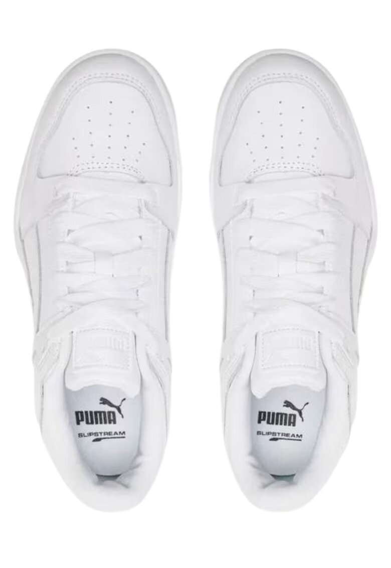 Puma Мъжки маратонки Естествена кожа Бели