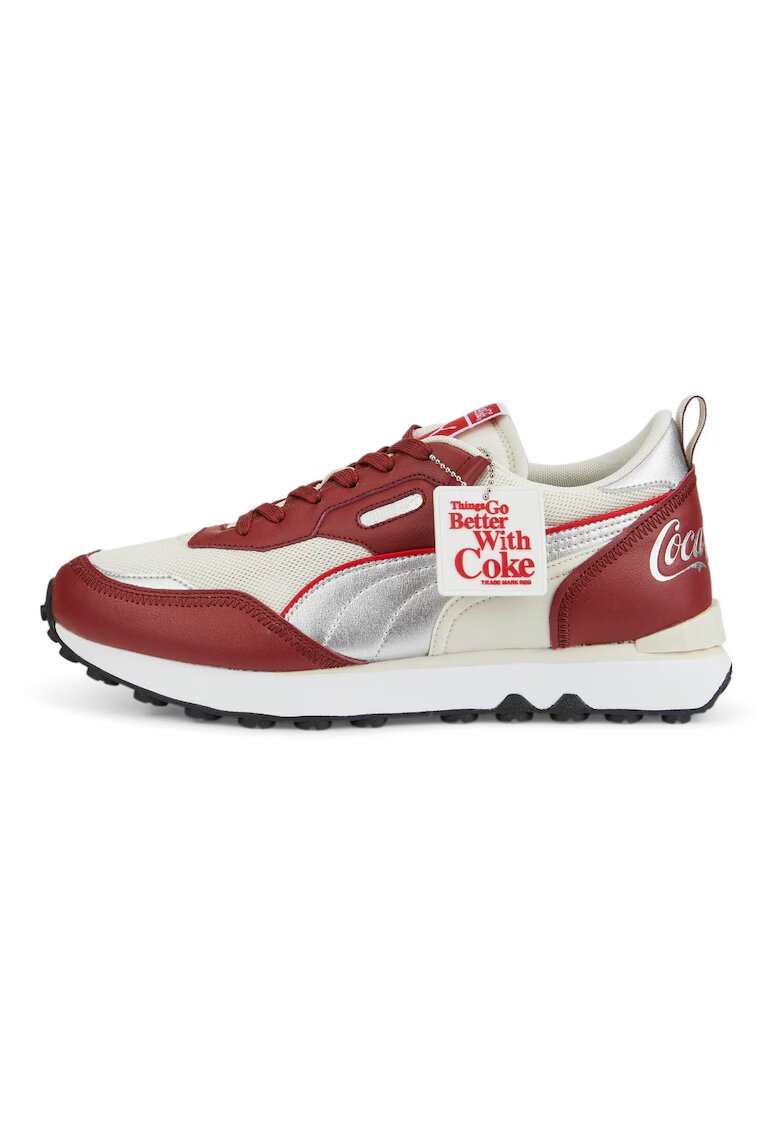 Puma Мъжки спортни обувки Rider Fv Coca Cola - синтетични - червени