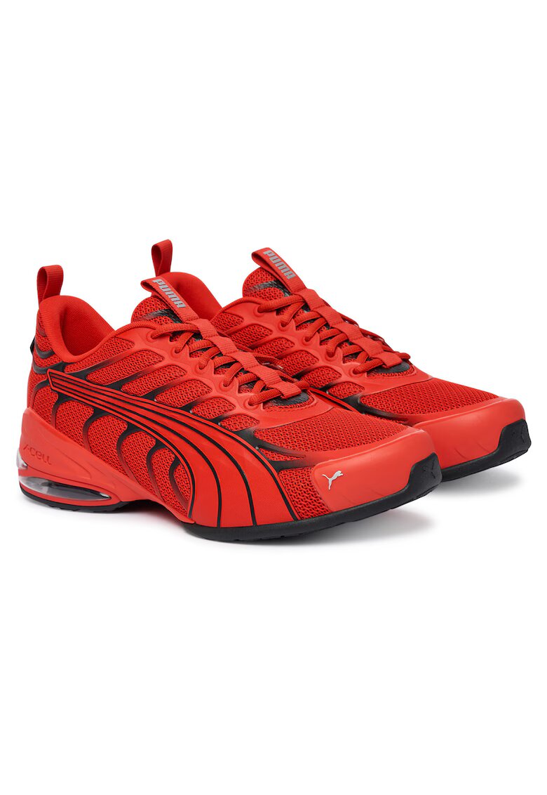 Puma Мъжки спортни обувки - синтетика/текстил - червено/черноdwq