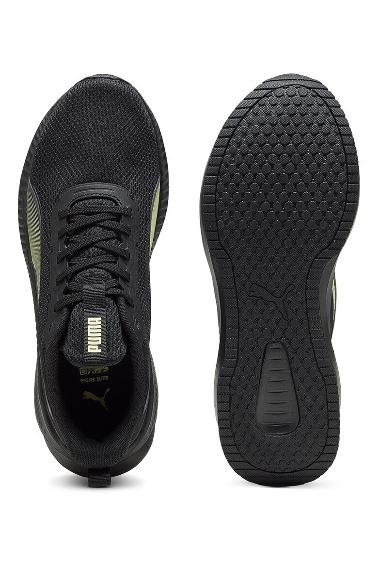 Puma Мрежести обувки Flyer Lite 3 за бягане Черен/Бледожълт