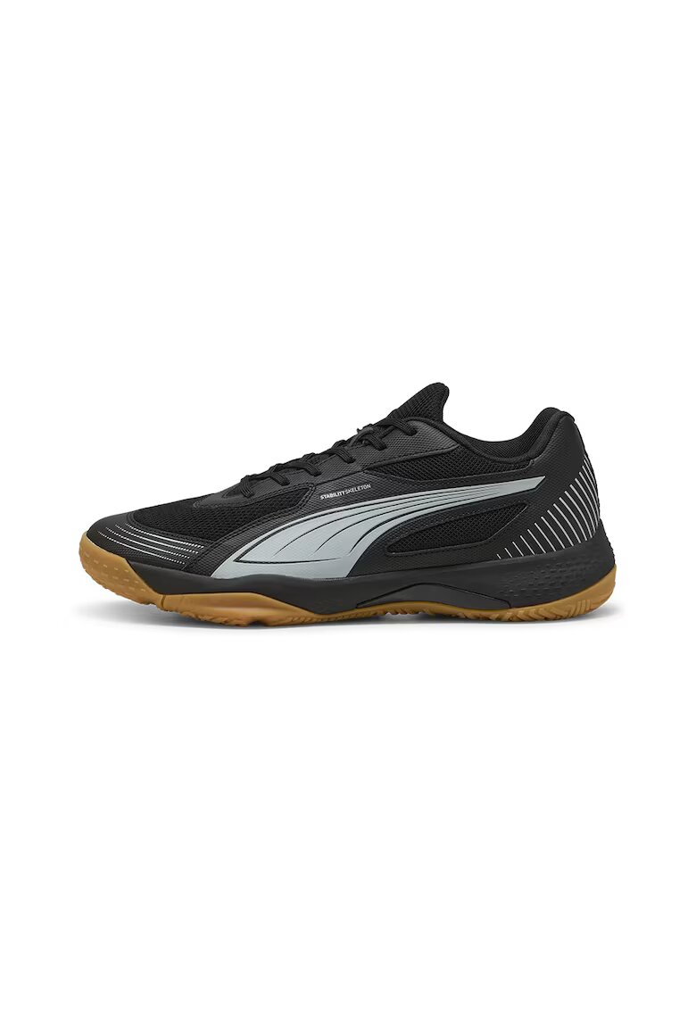 Puma Мрежести обувки за хандбал Solarflash III - Черен/Светло