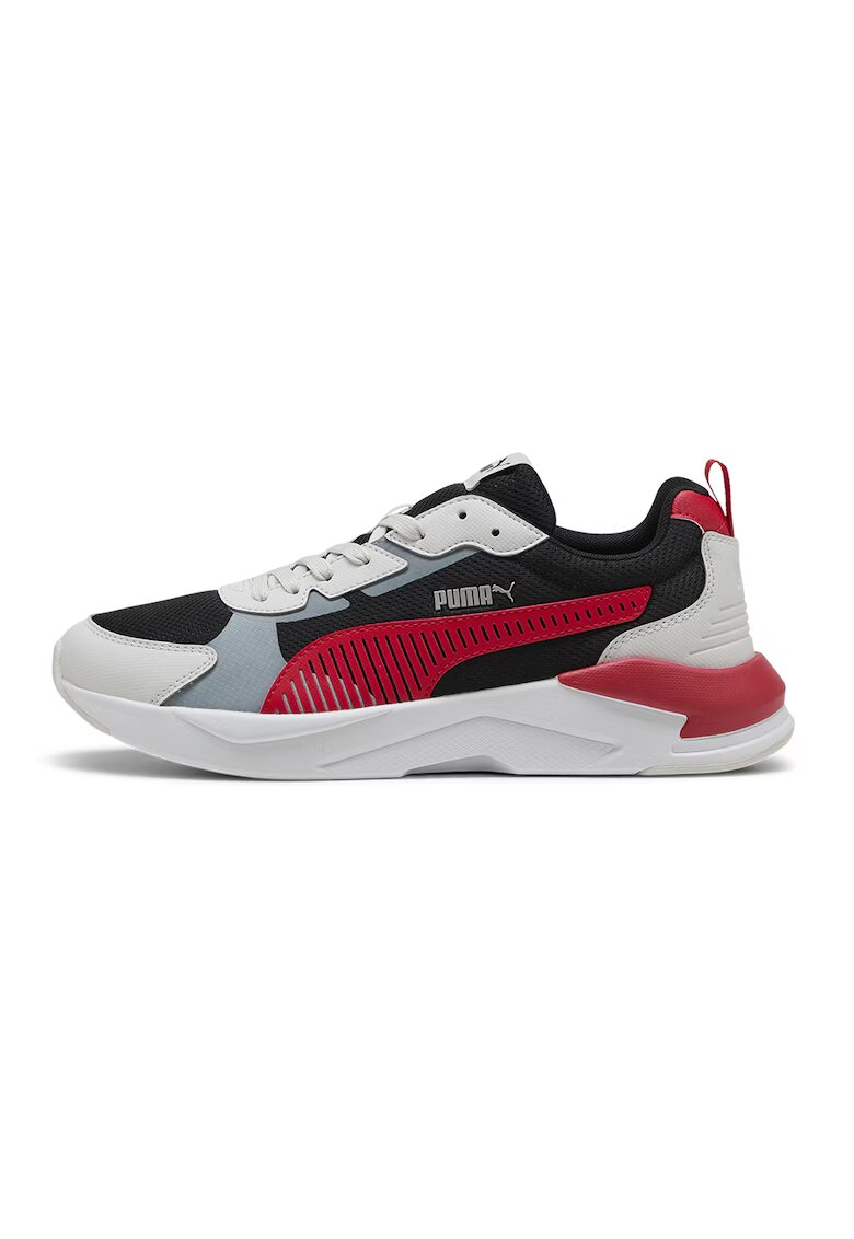 Puma Мрежести спортни обувки X-Ray 3 с еко кожа - Червен/Черен