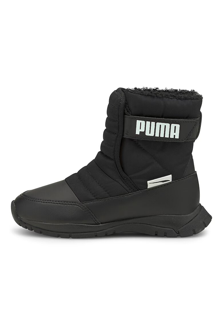 Puma Непромокаеми боти Nieve с велкро Бял/Черен