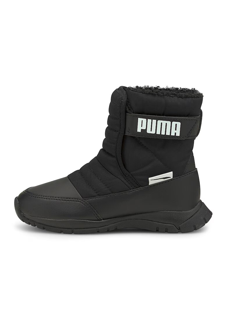 Puma Непромокаеми боти Nieve с велкро - Бял/Черен
