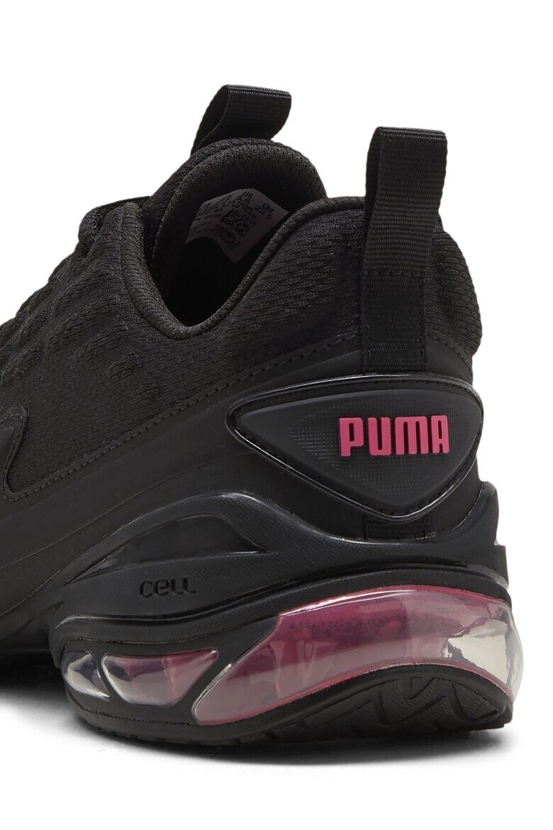 Puma Обувки Meza с релеф за бягане Избеляло черно