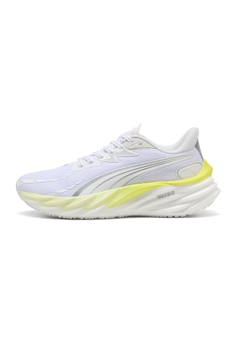 Puma Обувки Velocity Nitro 4 за бягане - Бял/Светло сив/Сламеножълт