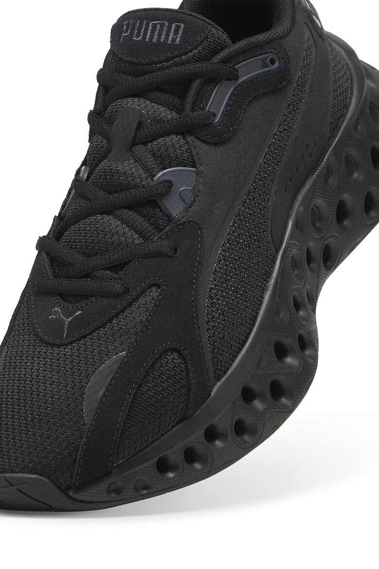 Puma Обувки за бягане Softride Frequence с масивен дизайн Черен