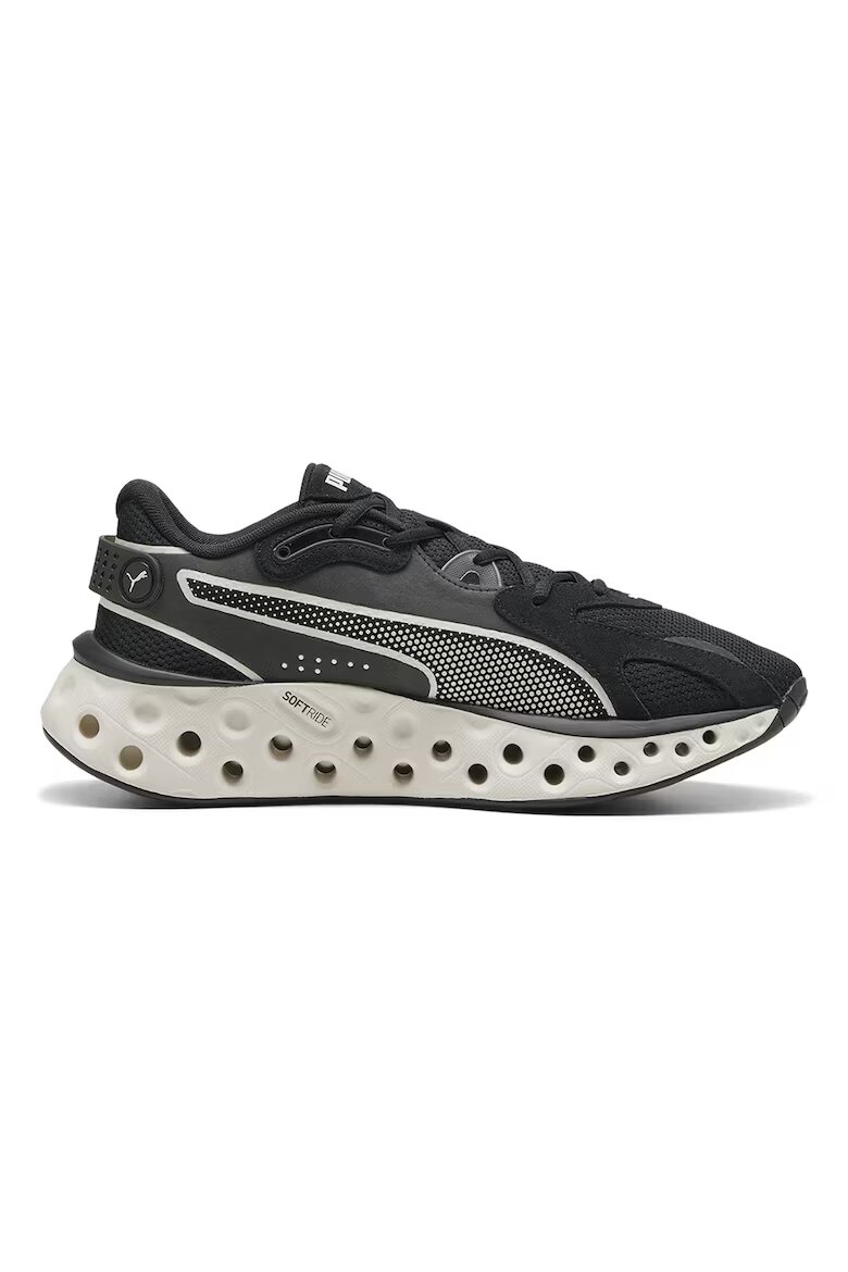 Puma Обувки за бягане Softride Frequence с масивен дизайн Черен/Крем