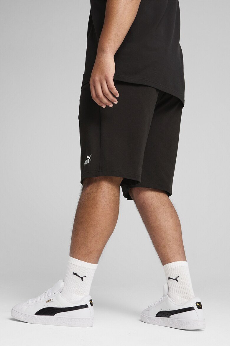 Puma Памучни шорти с джобове Черен