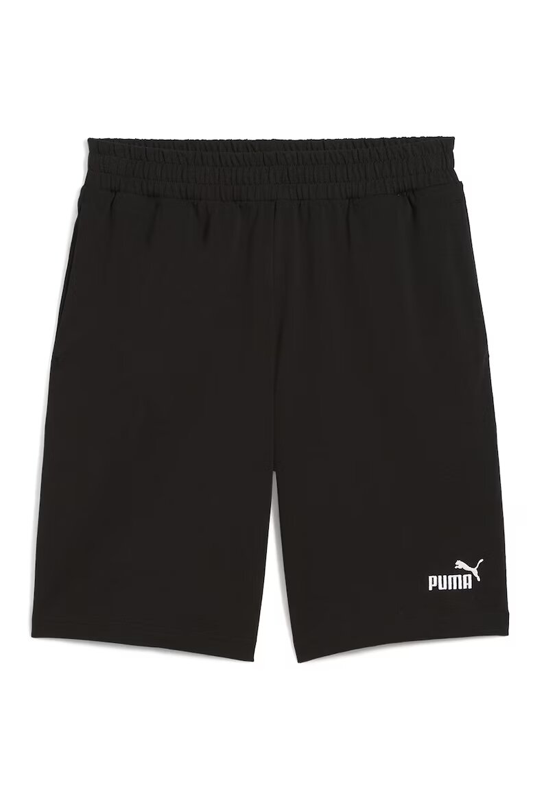 Puma Памучни шорти с джобове Черен