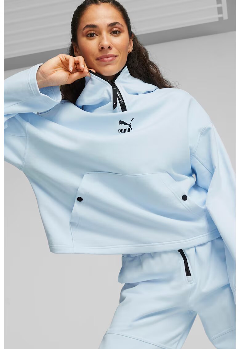 Puma Памучно худи Dare To с джоб кенгуру