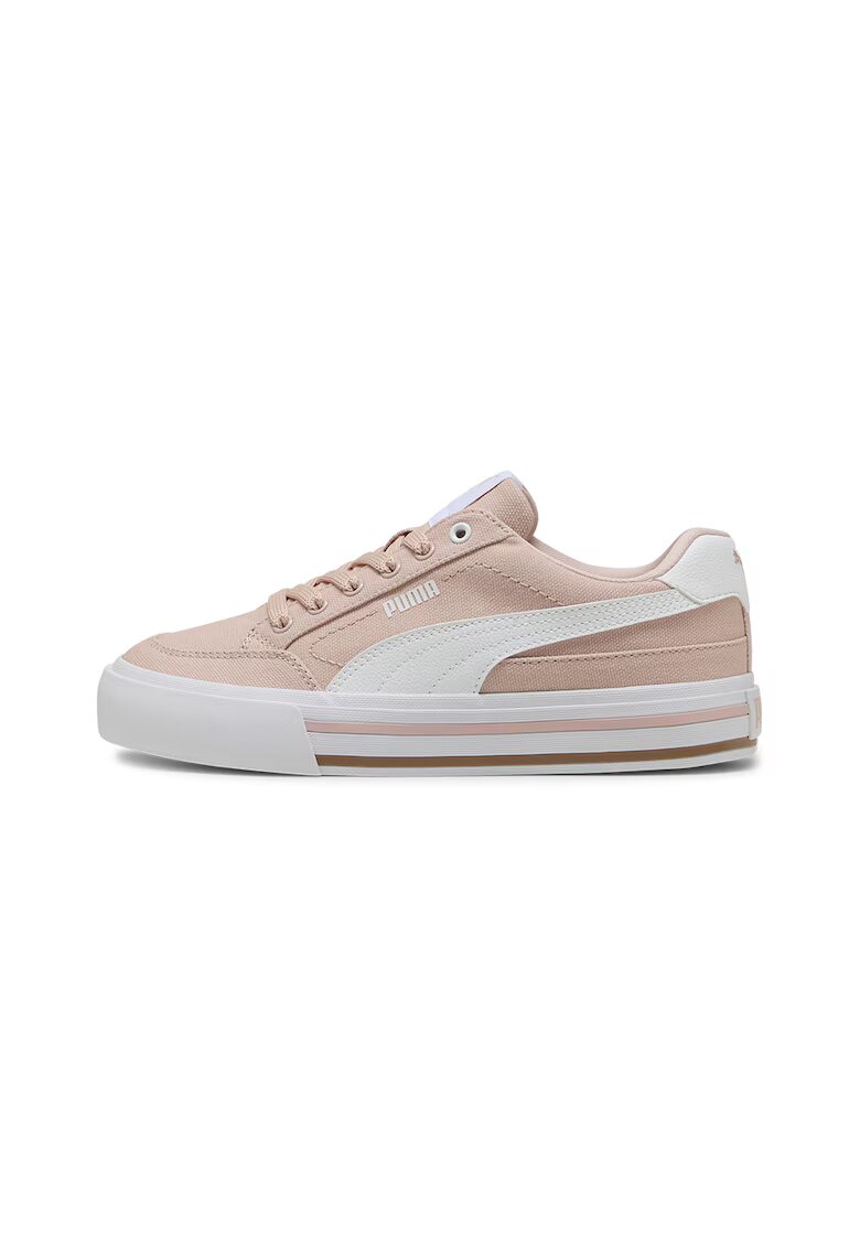 Puma Платнени кецове Classic Vulcanised - Бял/Черен