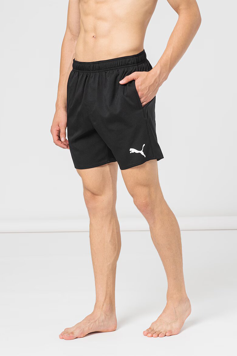 Puma Плувни шорти с лого Черен