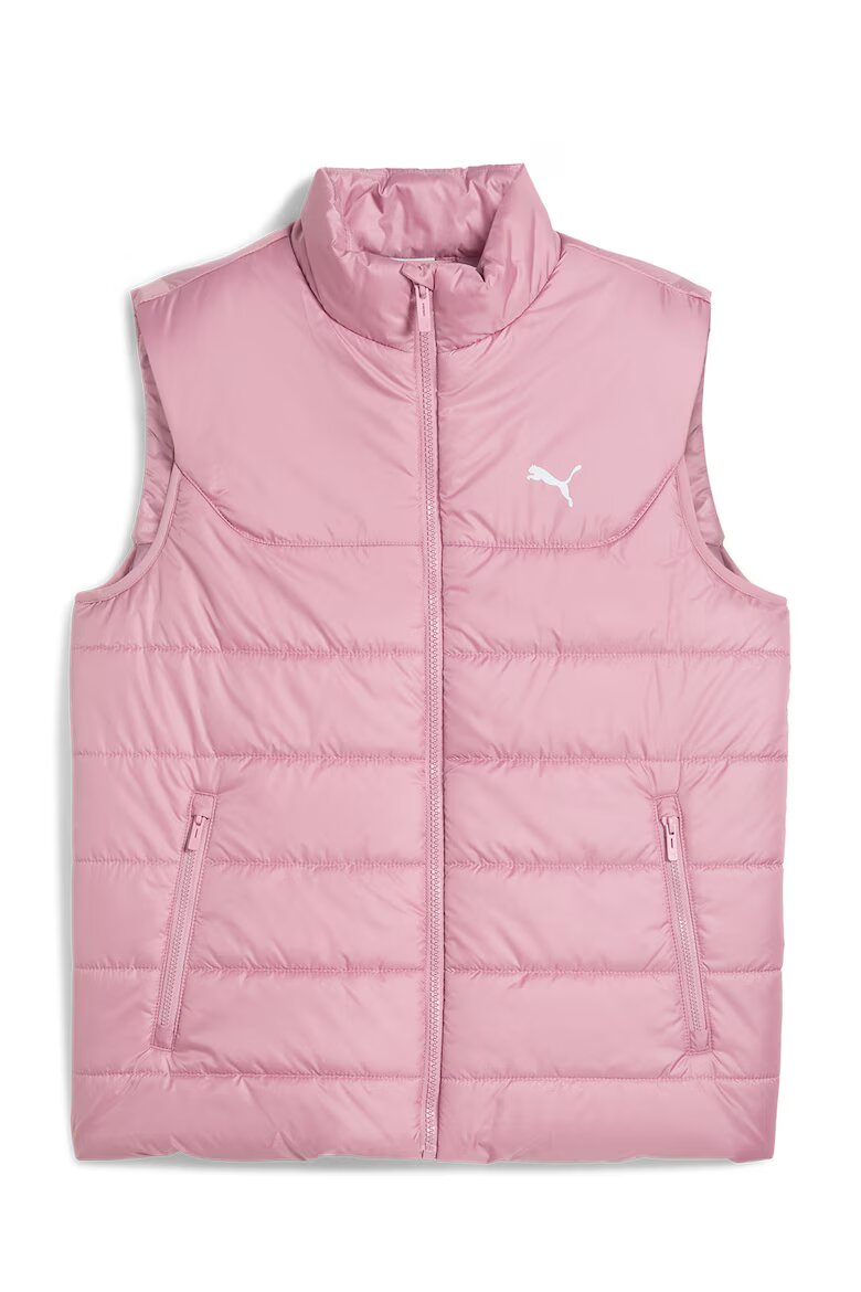 Puma Подплатен елек Ess с ниска яка Прашно розово
