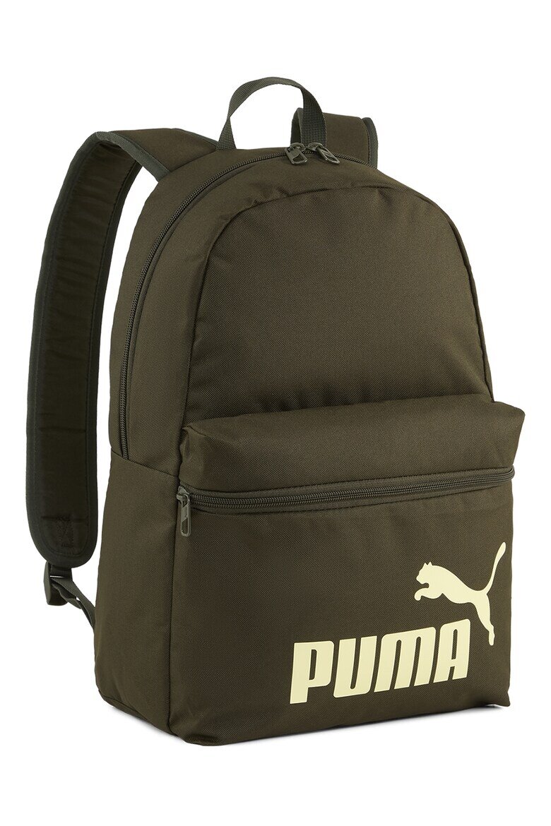 Puma Раница Phase с лого - 22 л Тъмно каки