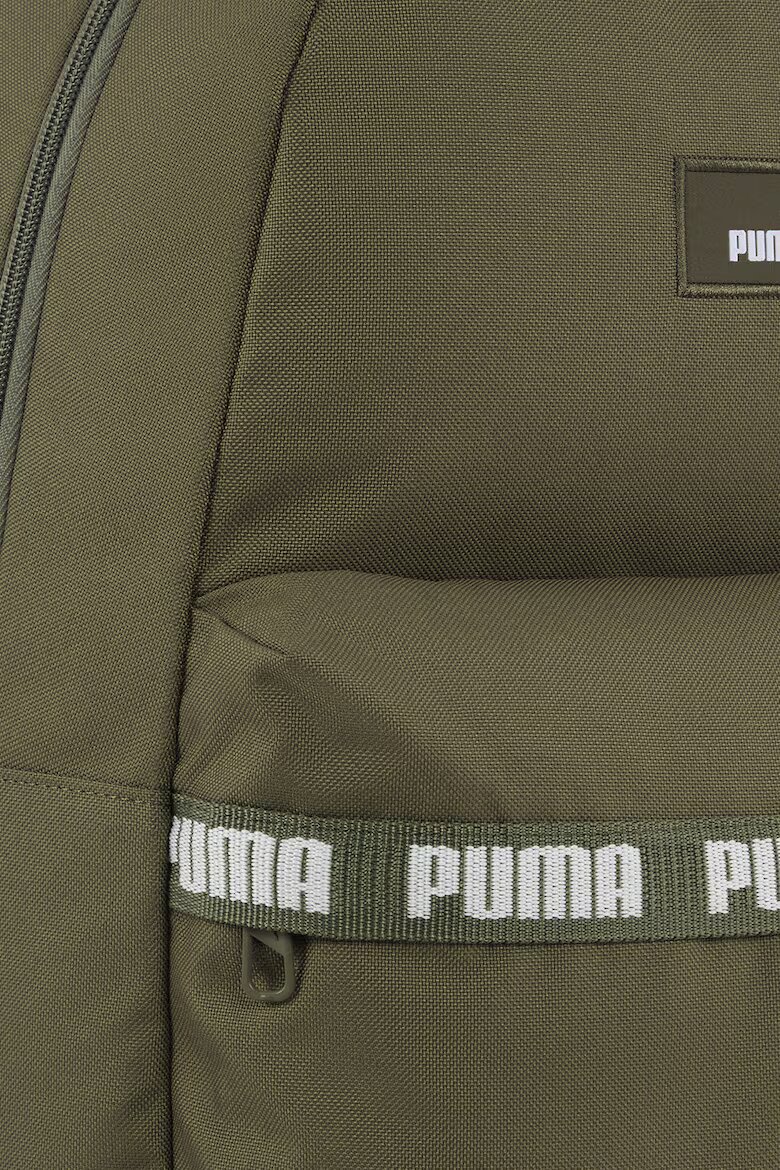 Puma Раница Phase Tape с лого - 20 л Маслинено зелено