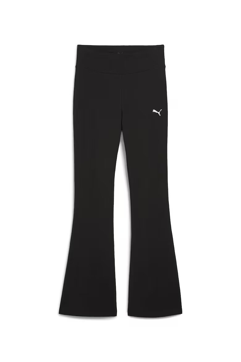 Puma Разкроен клин Essentials с висока талия Черен