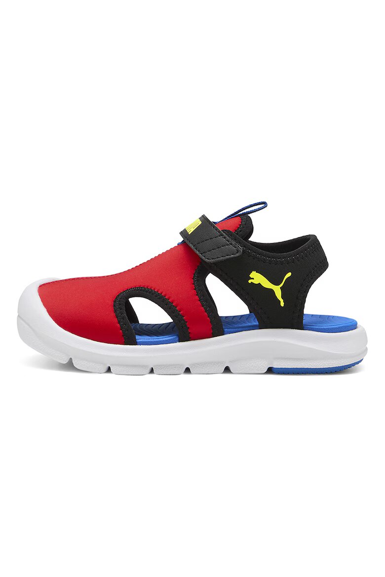 Puma Сандали Fun Racer с велкро и отвори Червен/Черен/Жълт