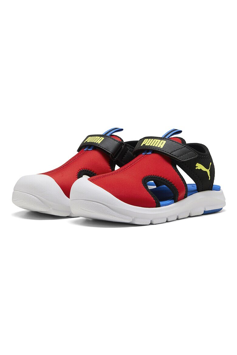 Puma Сандали Fun Racer с велкро и отвори Червен/Черен/Жълт