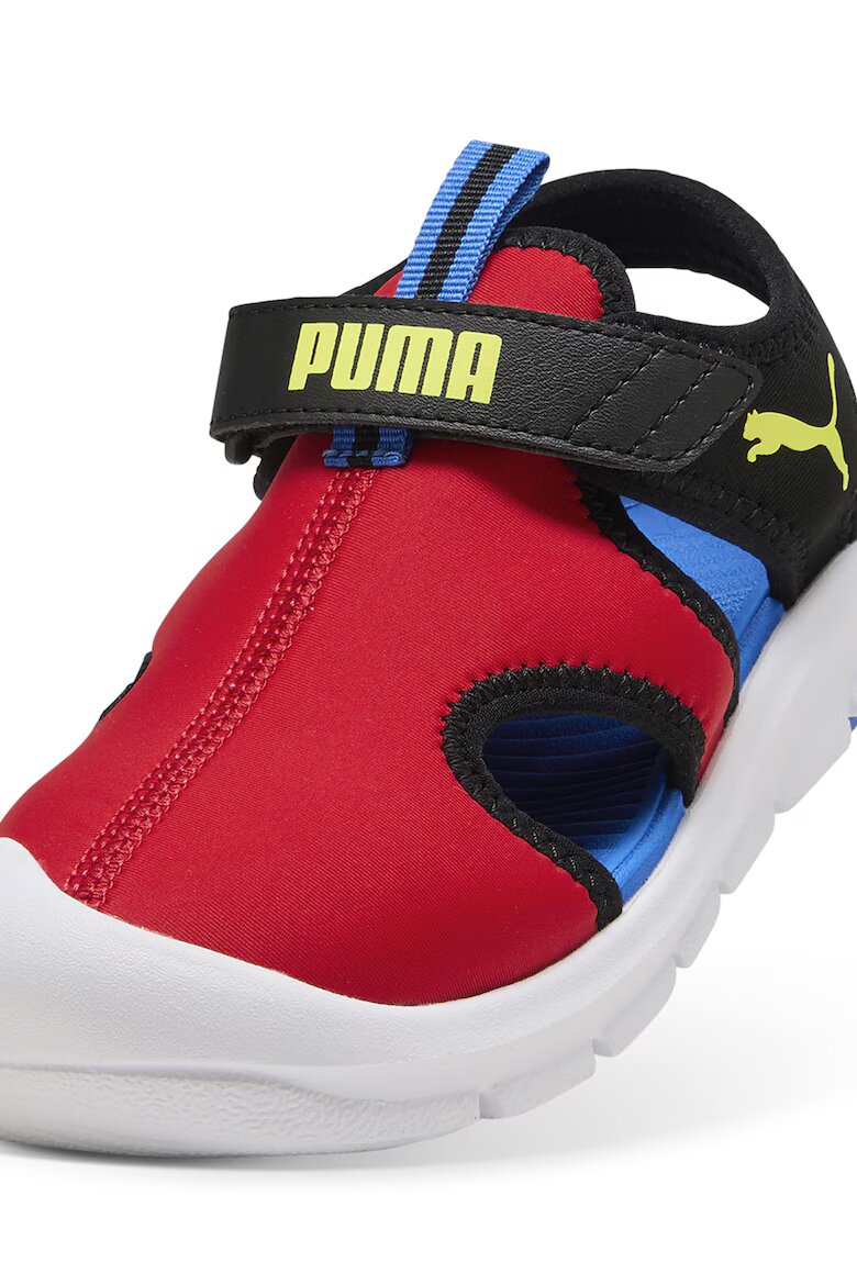 Puma Сандали Fun Racer с велкро и отвори Червен/Черен/Жълт