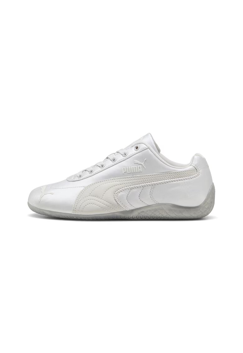 Puma Сатинирани спортни обувки Speedcat Anodized - Бял/Мръснобял