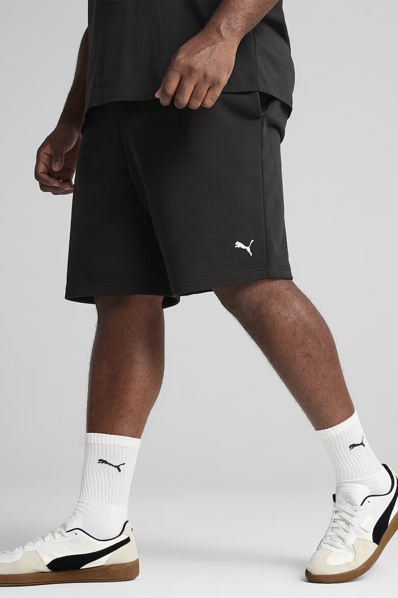 Puma Шорти с лого Черен