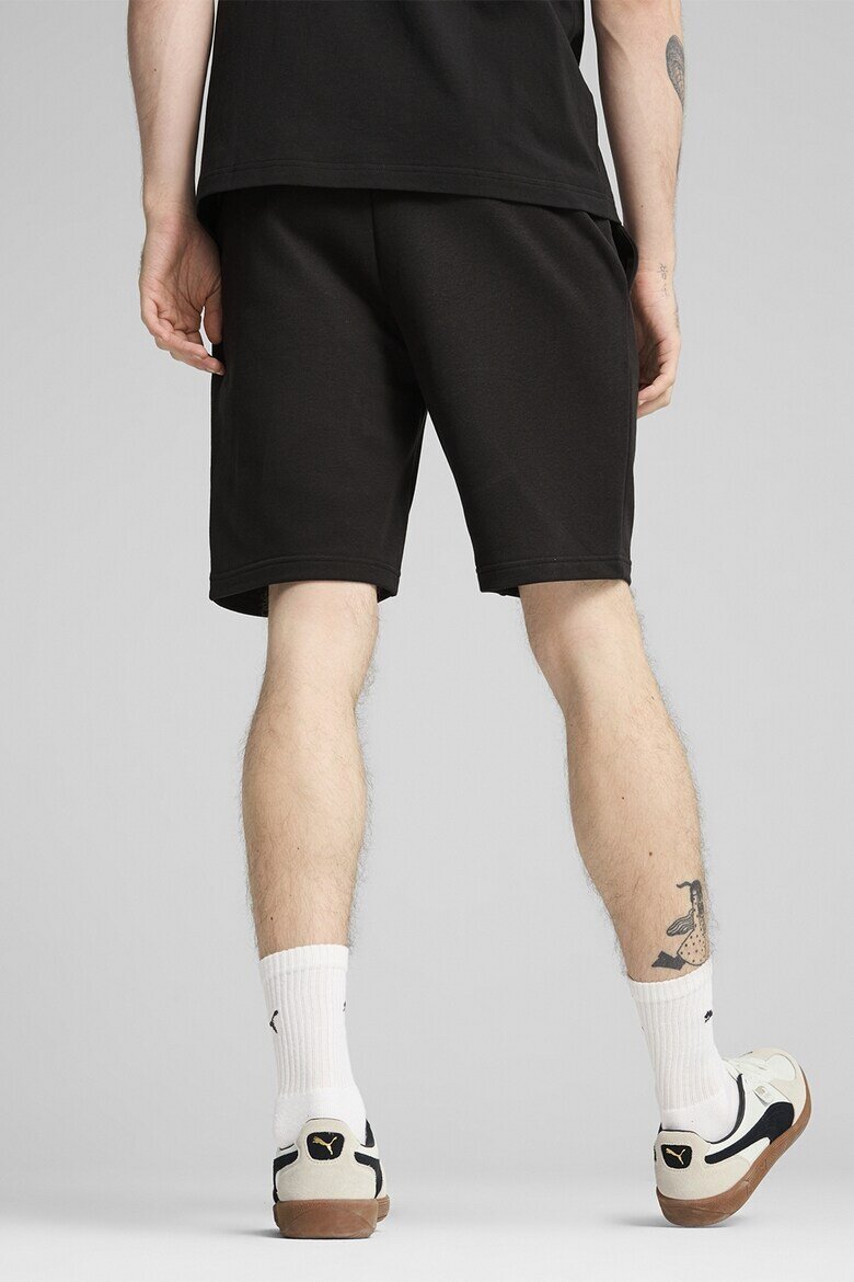 Puma Шорти с лого Черен