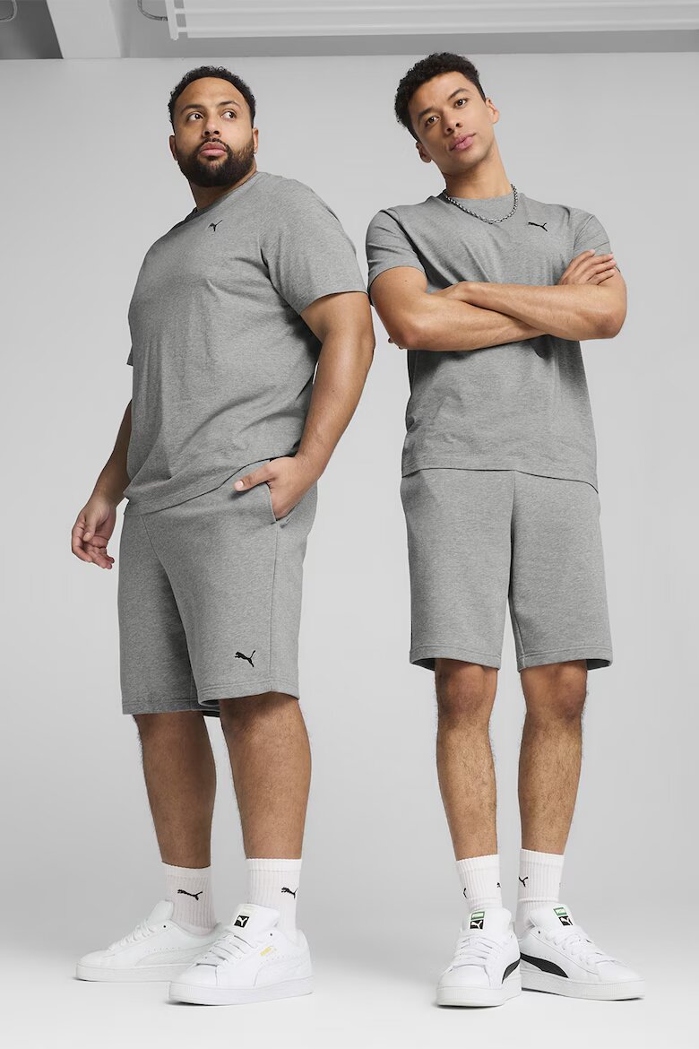 Puma Шорти с лого Сив