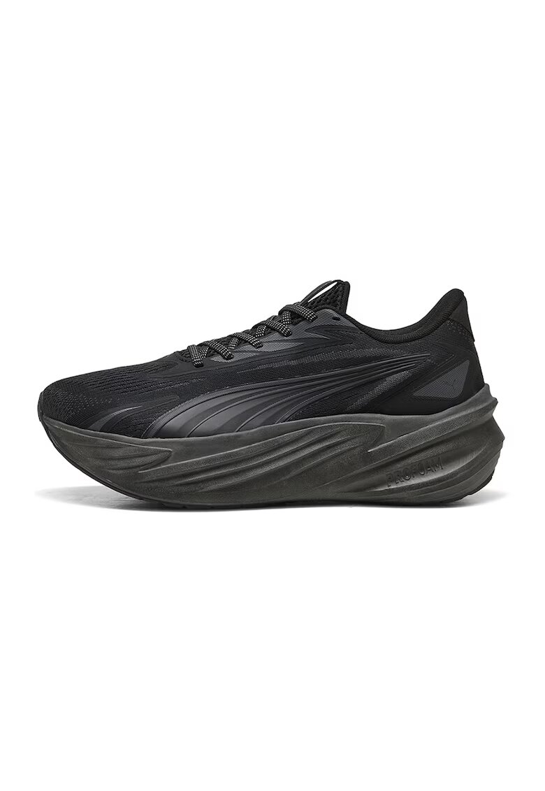 Puma Скосени мрежести обувки за бягане Maxima Pro със синтетика - Черен