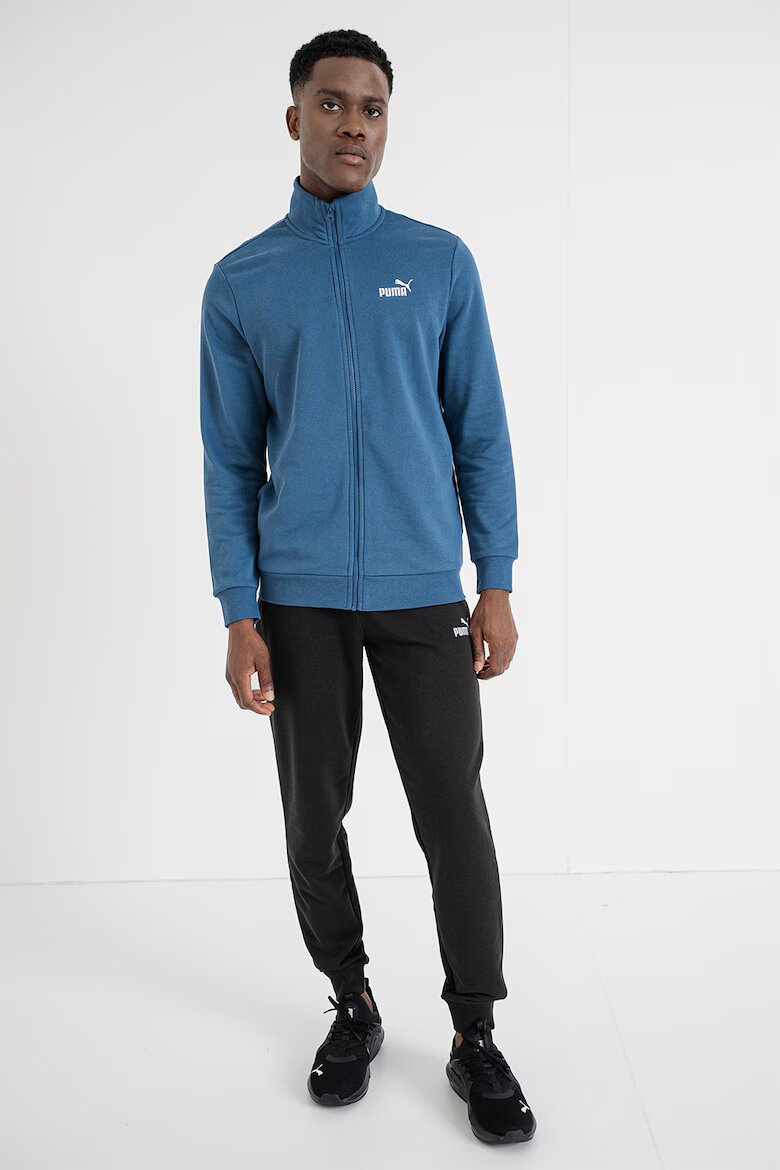 Puma Спортен екип ESS с памук с цип Черен/Тъмносин