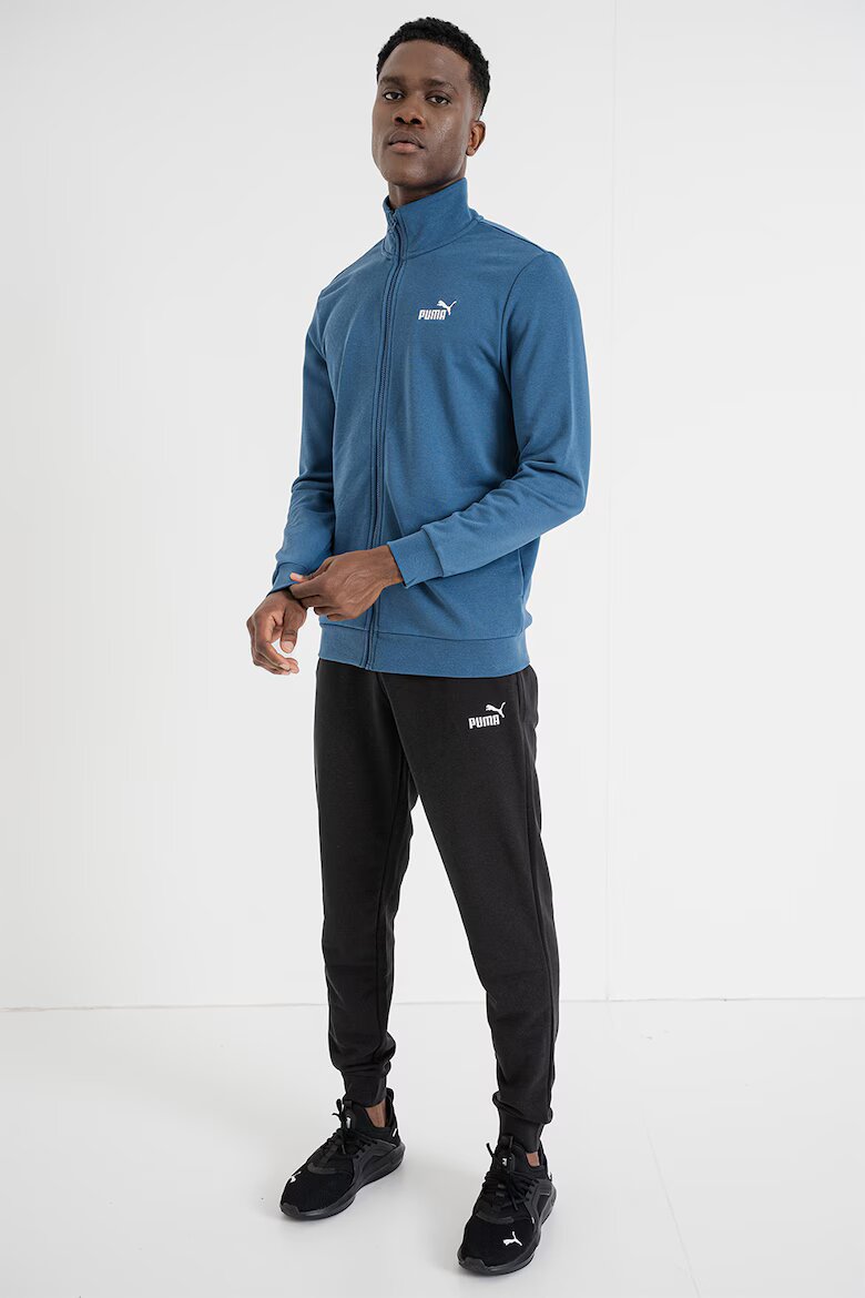 Puma Спортен екип ESS с памук с цип Черен/Тъмносин