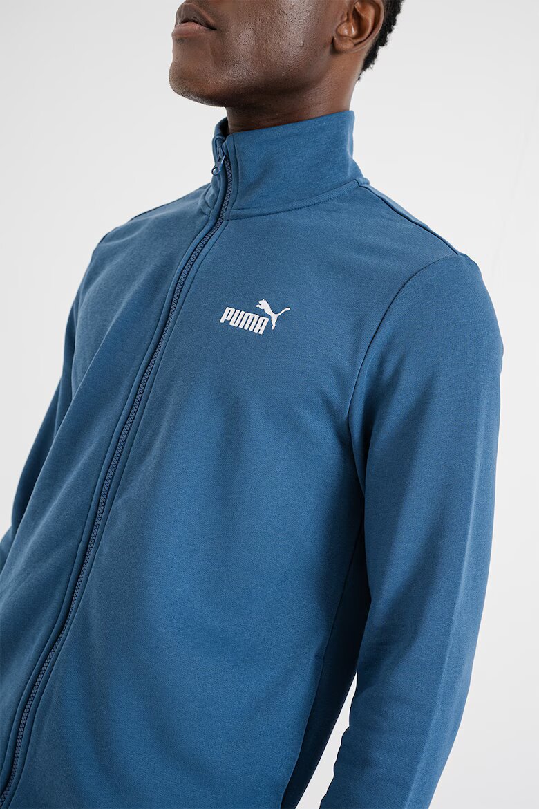 Puma Спортен екип ESS с памук с цип Черен/Тъмносин