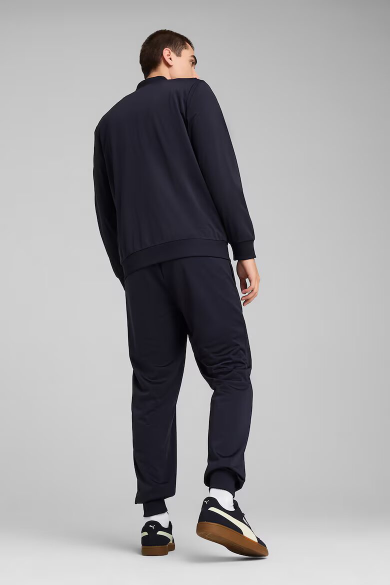 Puma Спортен екип Poly с цип и лого Бял/Тъмносин