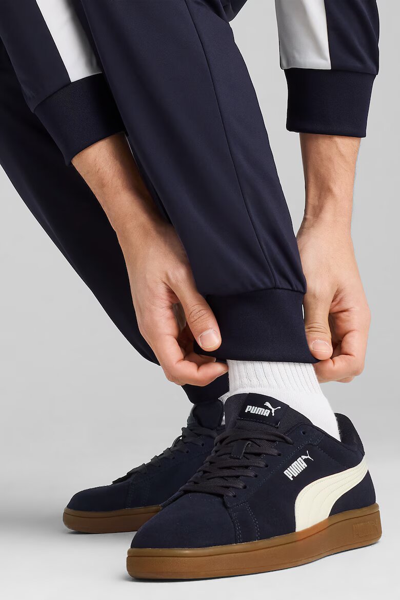 Puma Спортен екип Poly с цип и лого Бял/Тъмносин
