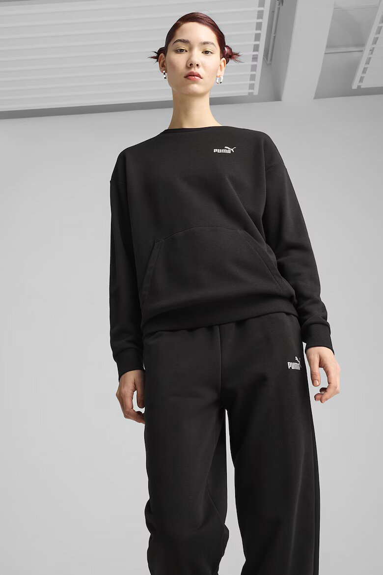 Puma Спортен екип с джоб кенгуру Черен