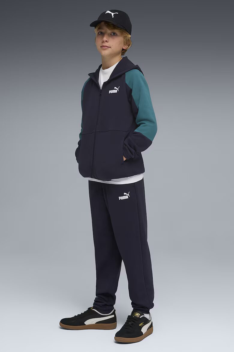 Puma Спортен екип с джобове и цип Ултрамарин синьо/Персийско зелено